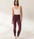 Legging léger taille haute grande taille Everyday - Burgunder