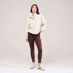 Legging taille haute de tous les jours - Marron chocolat