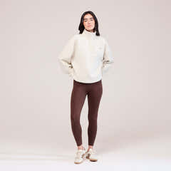 Legging taille haute de tous les jours - Marron chocolat