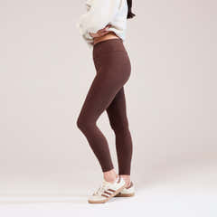 Legging taille haute de tous les jours - Marron chocolat