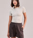 ALL SZN Organic Sweat Shorts - Black Coffee