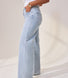 Curve Wide Leg Jeans - Light Bleach