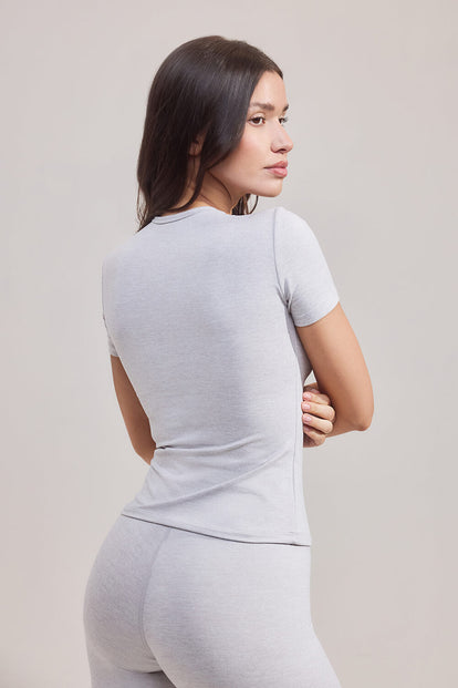 Ultimate Everyday T-shirt - Light Grey Marl