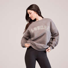 Sweat-shirt oversize lourd Campus - Mocha