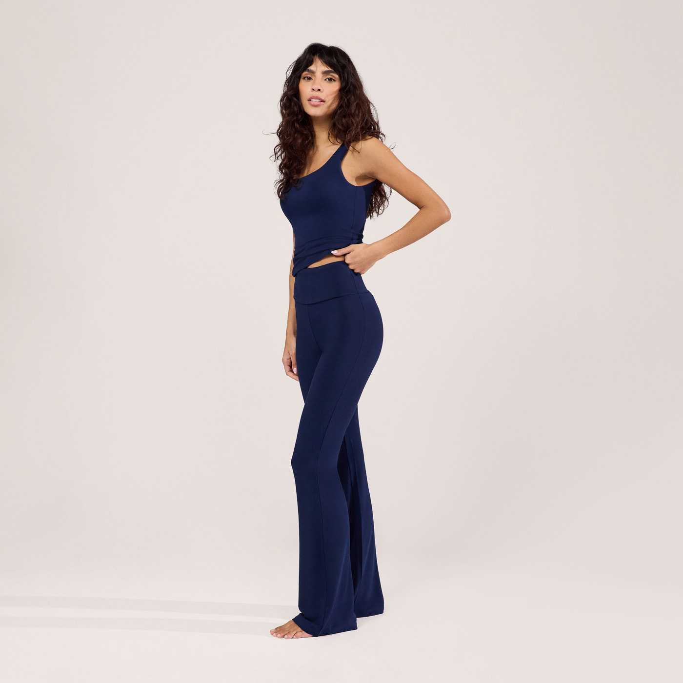 Legging léger flare - Marine