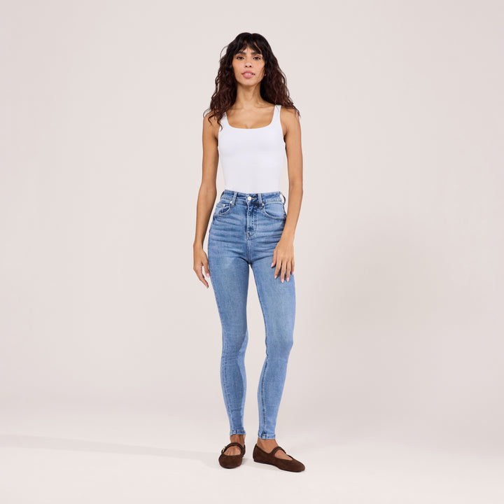 Jean lift & sculptant - Bleu moyen