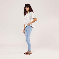 Jeans galbant et sculptant - Délavage clair
