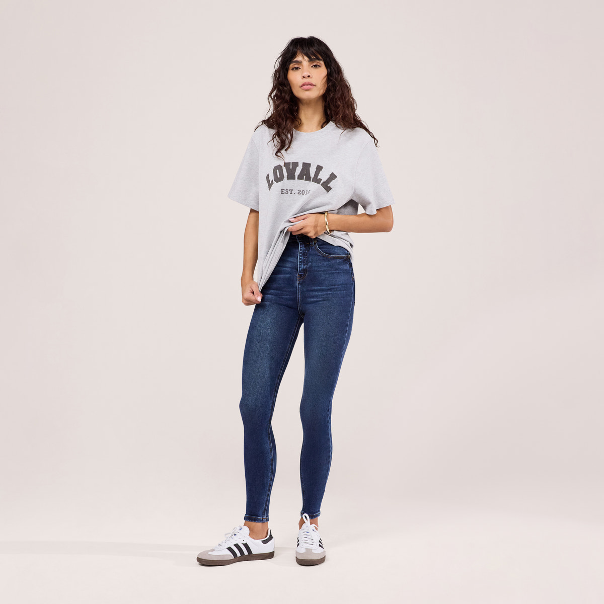 Jeans Galbant et Remonte-fesses - Bleu Foncé