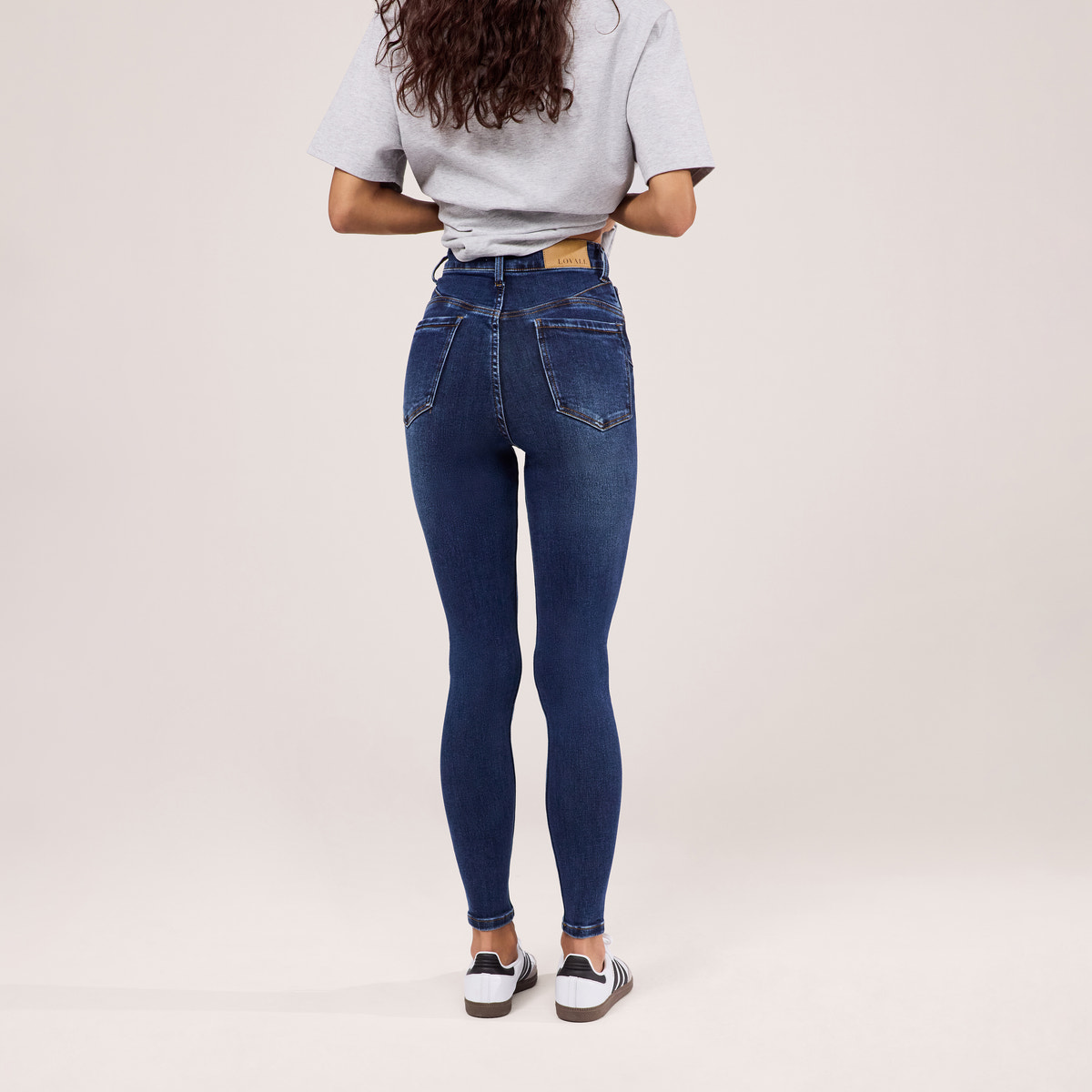 Jeans Galbant et Remonte-fesses - Bleu Foncé