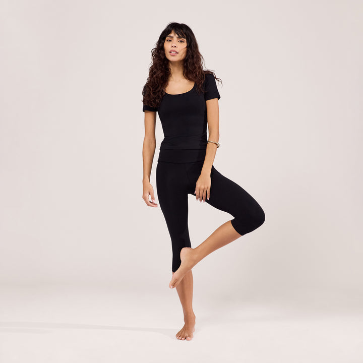 Legging Capri Léger - Noir