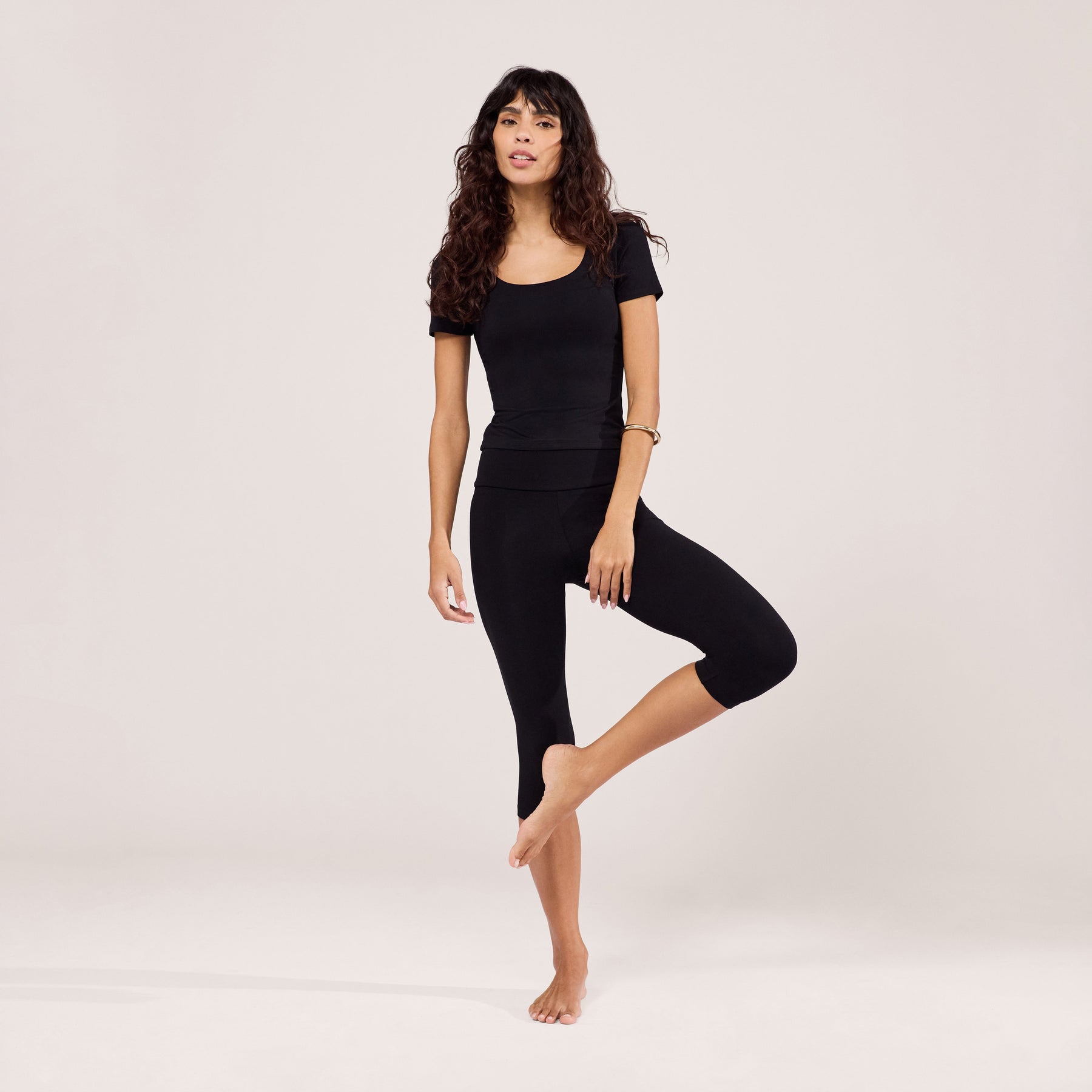 Legging léger court - Noir