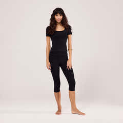 Legging Capri Léger - Noir