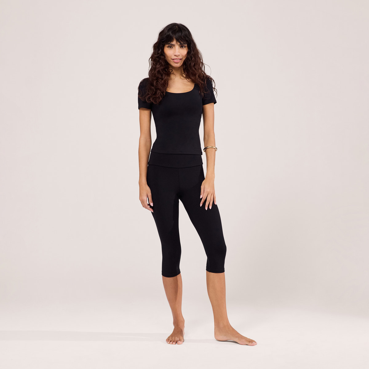 Legging Capri Léger - Noir
