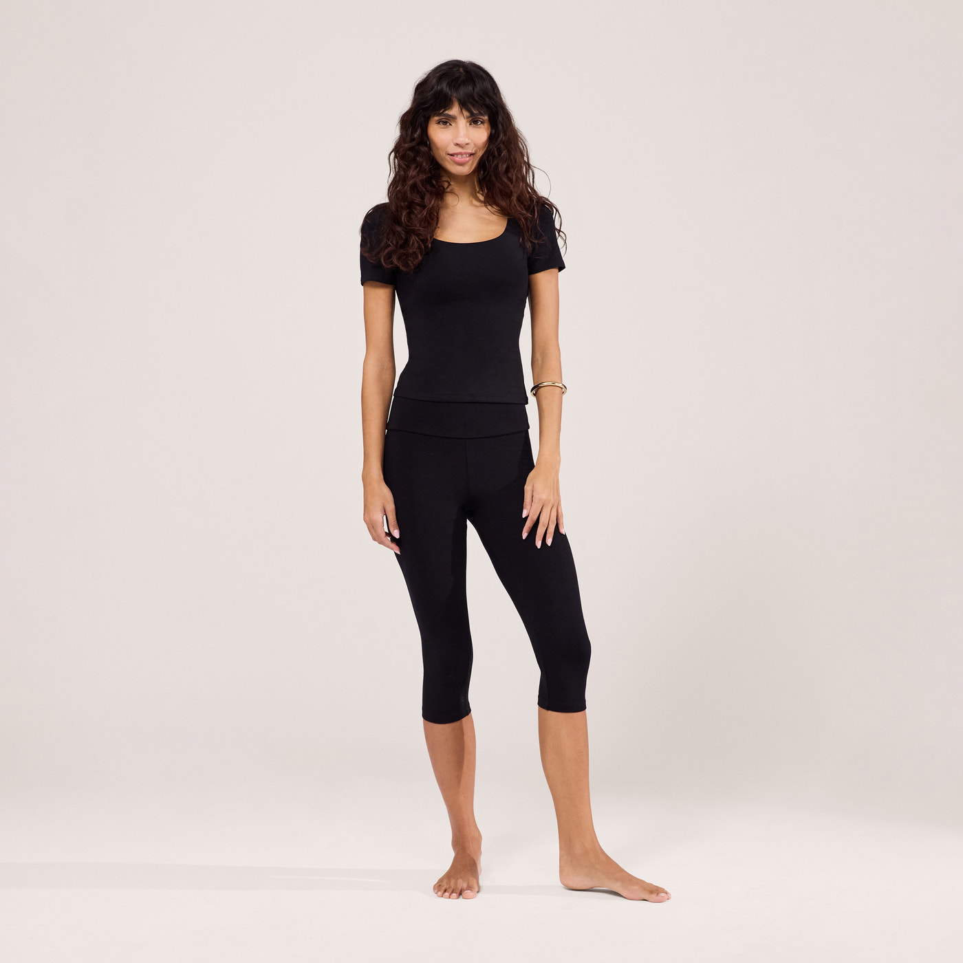 Legging léger court - Noir