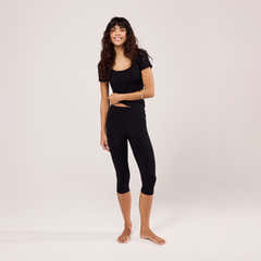Legging Capri Léger - Noir