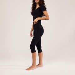 Legging Capri Léger - Noir