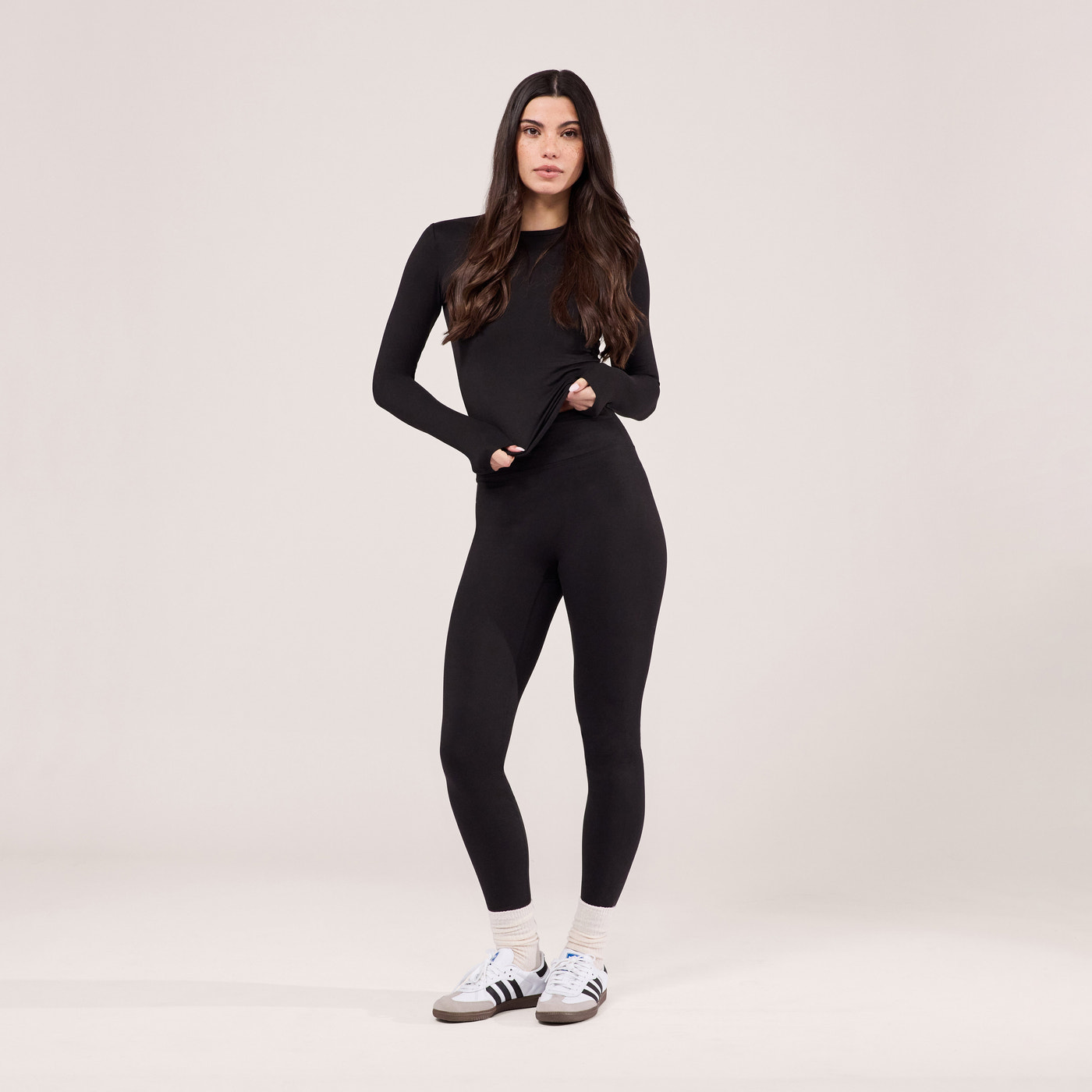 Ultimate Everyday long Sleeve Top - Black Coffee