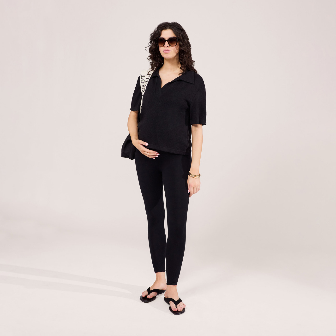 Legging léger de grossesse Everyday - Noir