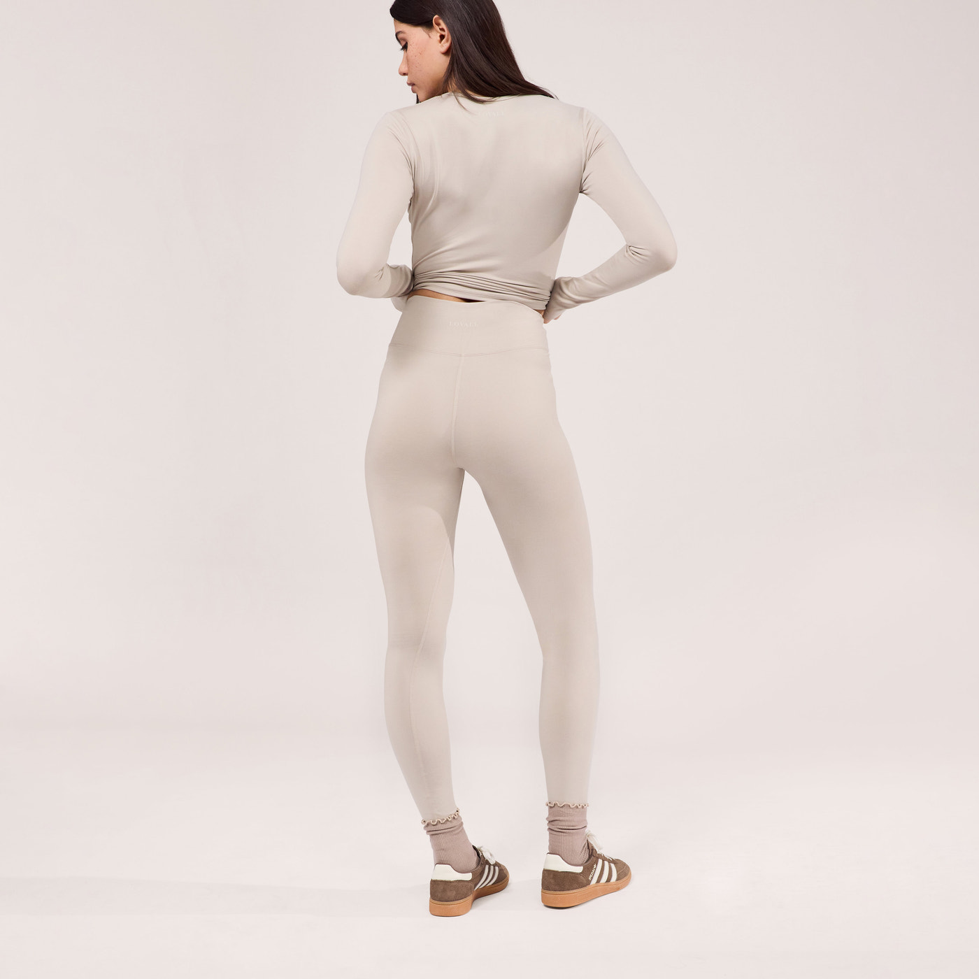 Ultimate Everyday long Sleeve Top - Oatmeal Beige