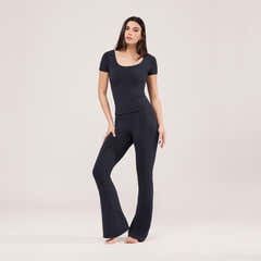 Legging évasé léger - Bleu marine vintage