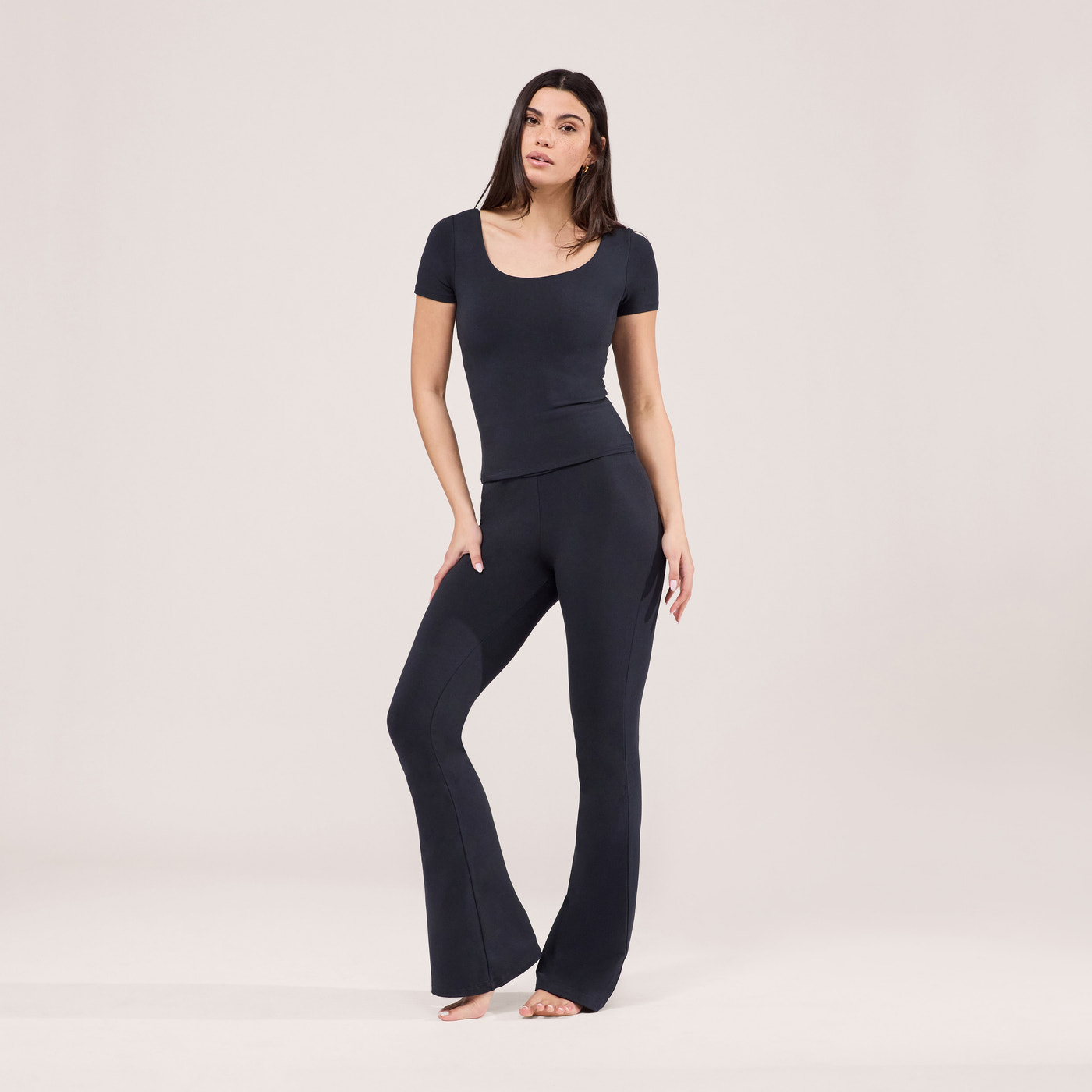 Lightweight Flare Leggings - Vintage Navy