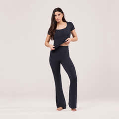 Legging évasé léger - Bleu marine vintage