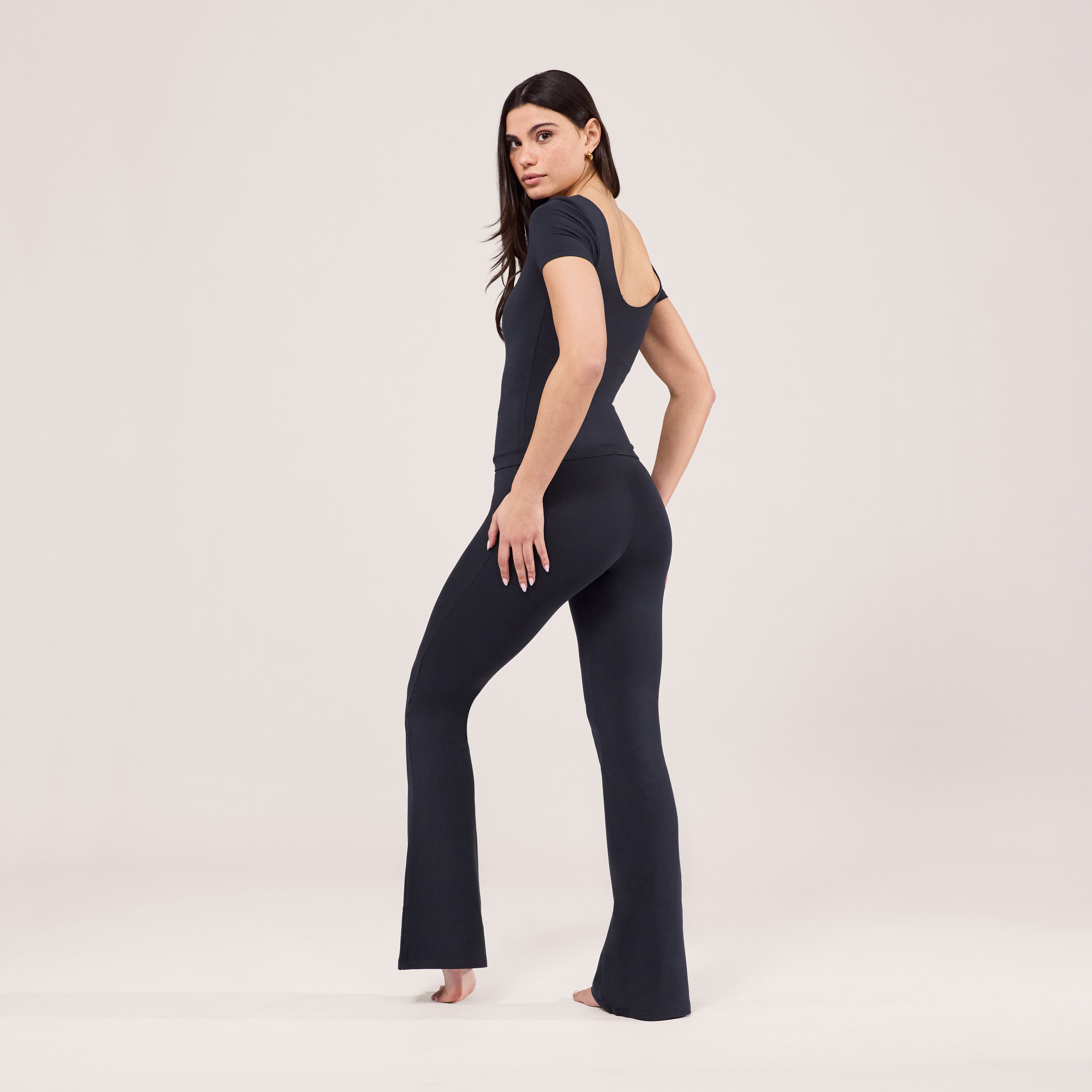 Legging évasé léger - Bleu marine vintage