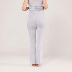 Legging évasé de maternité léger - Gris chiné clair
