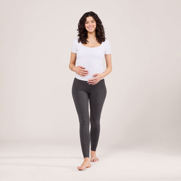 Legging léger de grossesse Everyday - Dark Gris Marl