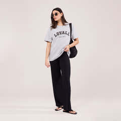Pantalon large léger - Noir