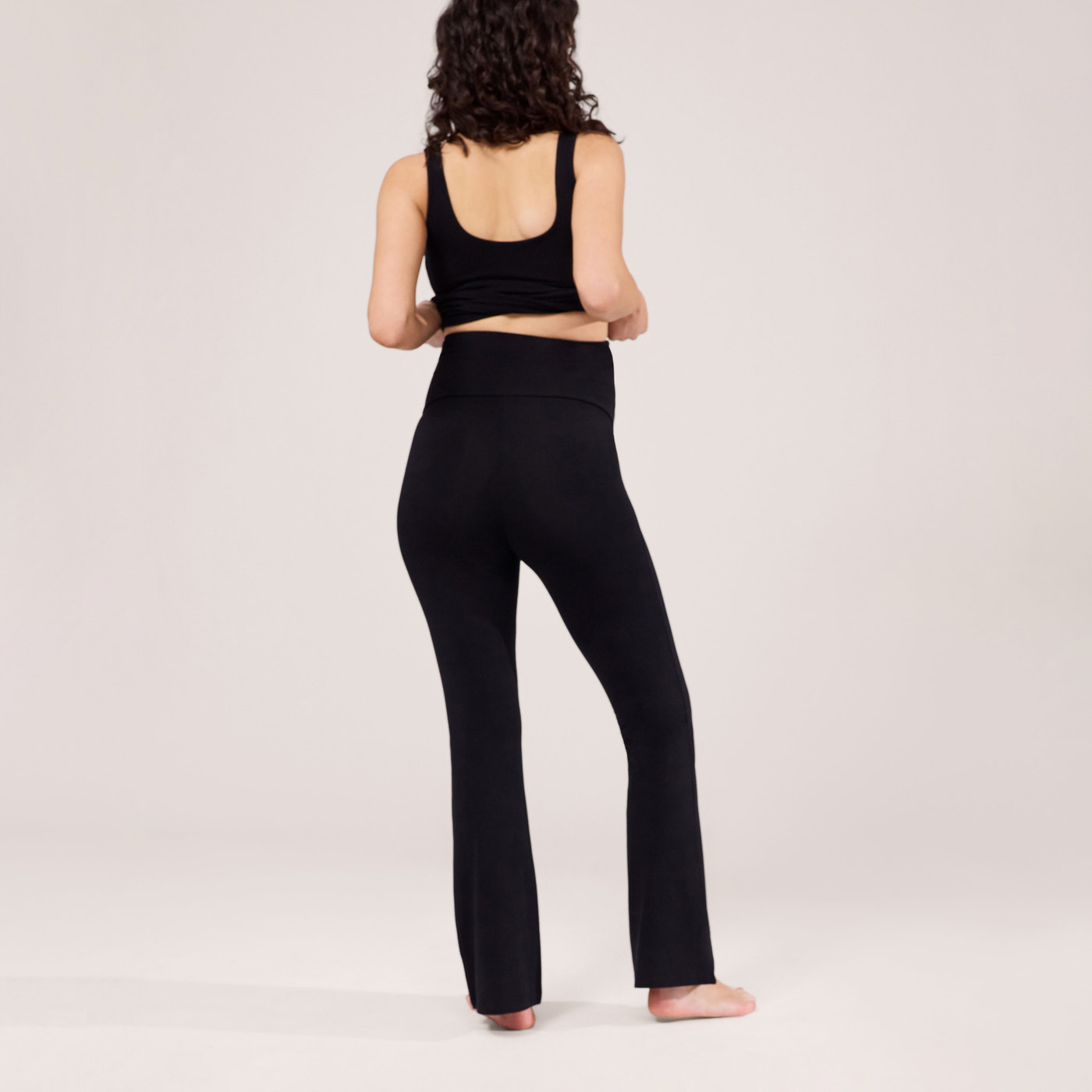 Legging de grossesse léger flare - Noir