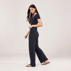 Pantalon ample léger - Bleu marine vintage