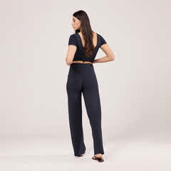 Pantalon ample léger - Bleu marine vintage