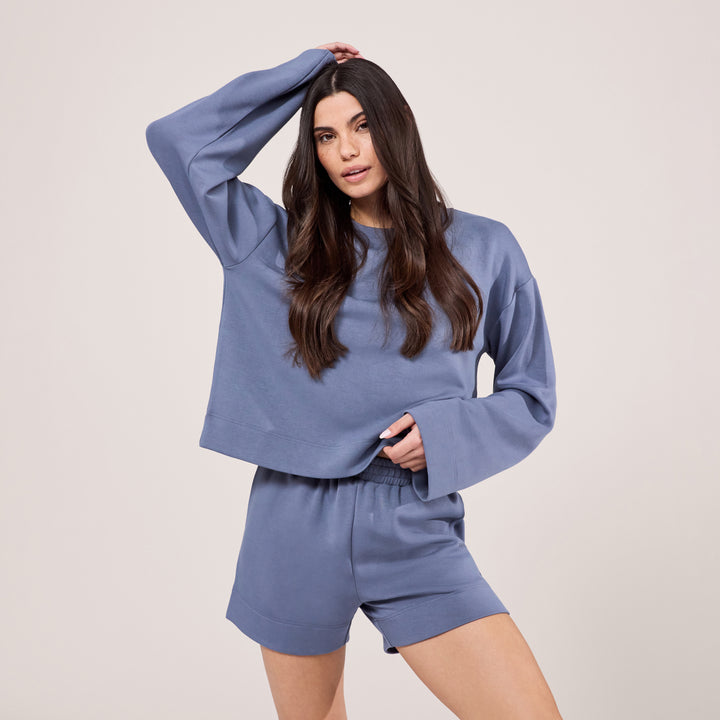Ensemble short ultime pour tous les jours - Bleu glacé