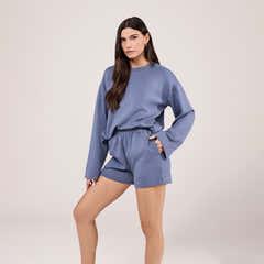 Ensemble short ultime pour tous les jours - Bleu glacé