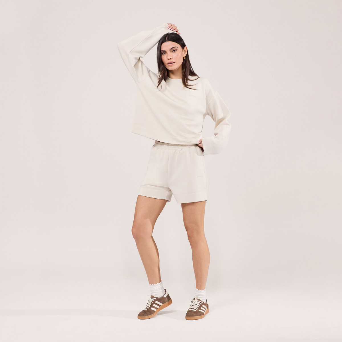 Ensemble short quotidien ultime - Écru