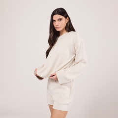 Ensemble short quotidien ultime - Écru