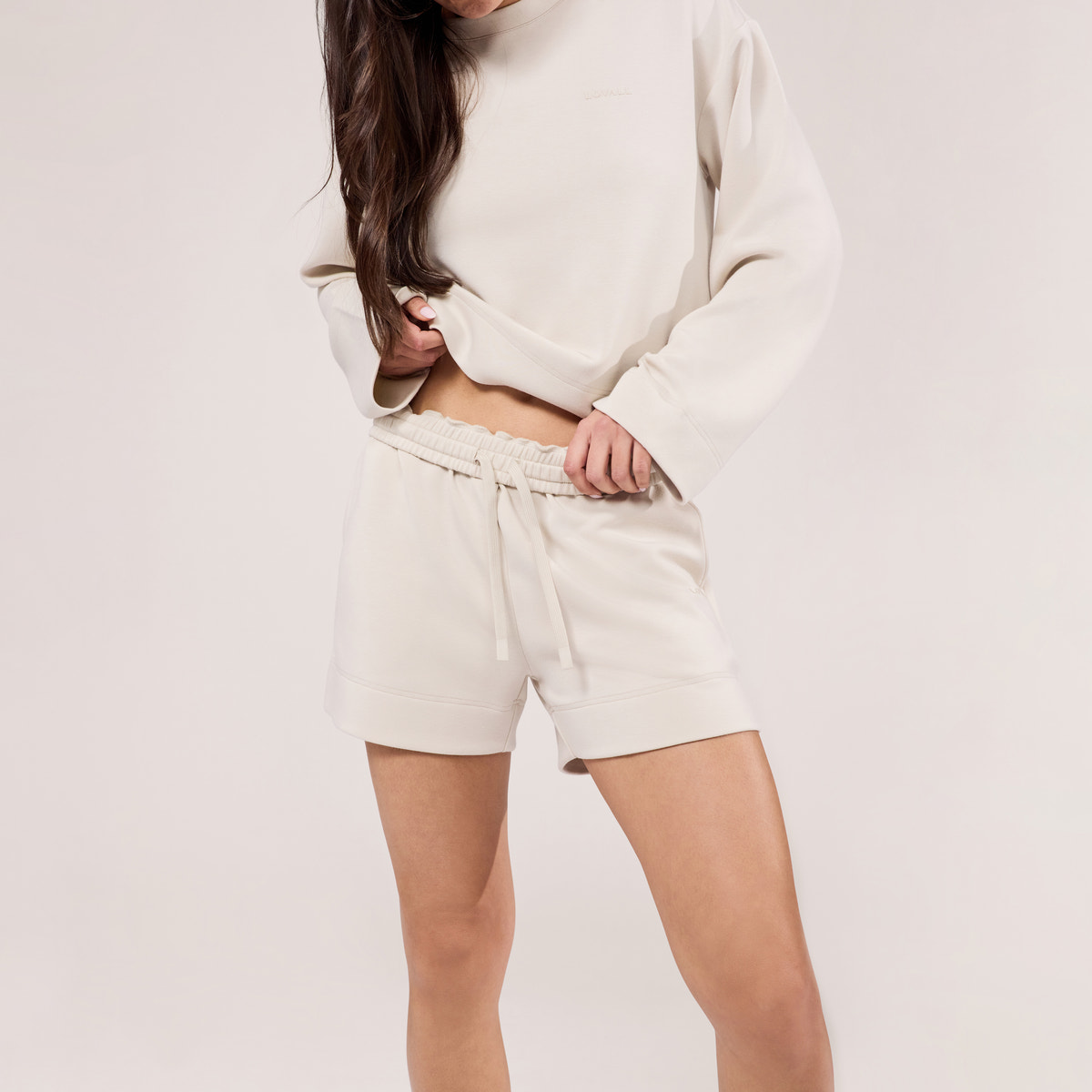 Ensemble short quotidien ultime - Écru