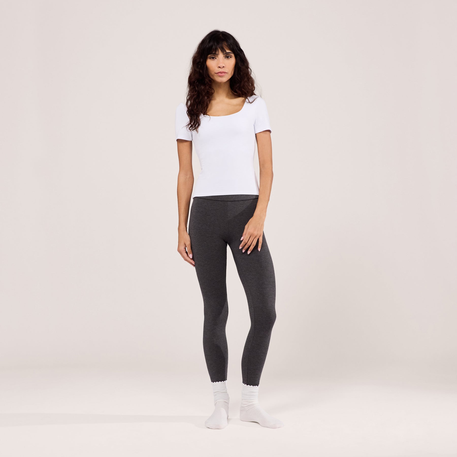 Legging léger taille haute Everyday - Dark Gris Marl