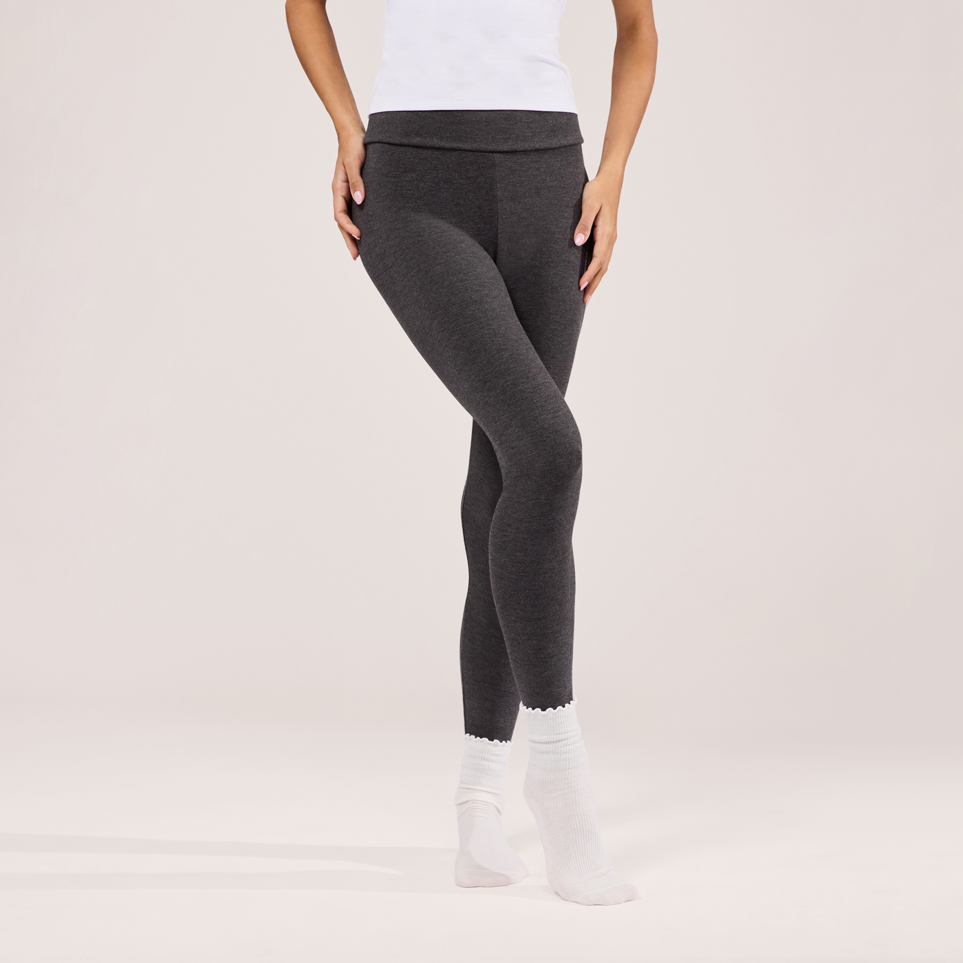 Legging léger taille haute Everyday - Dark Gris Marl