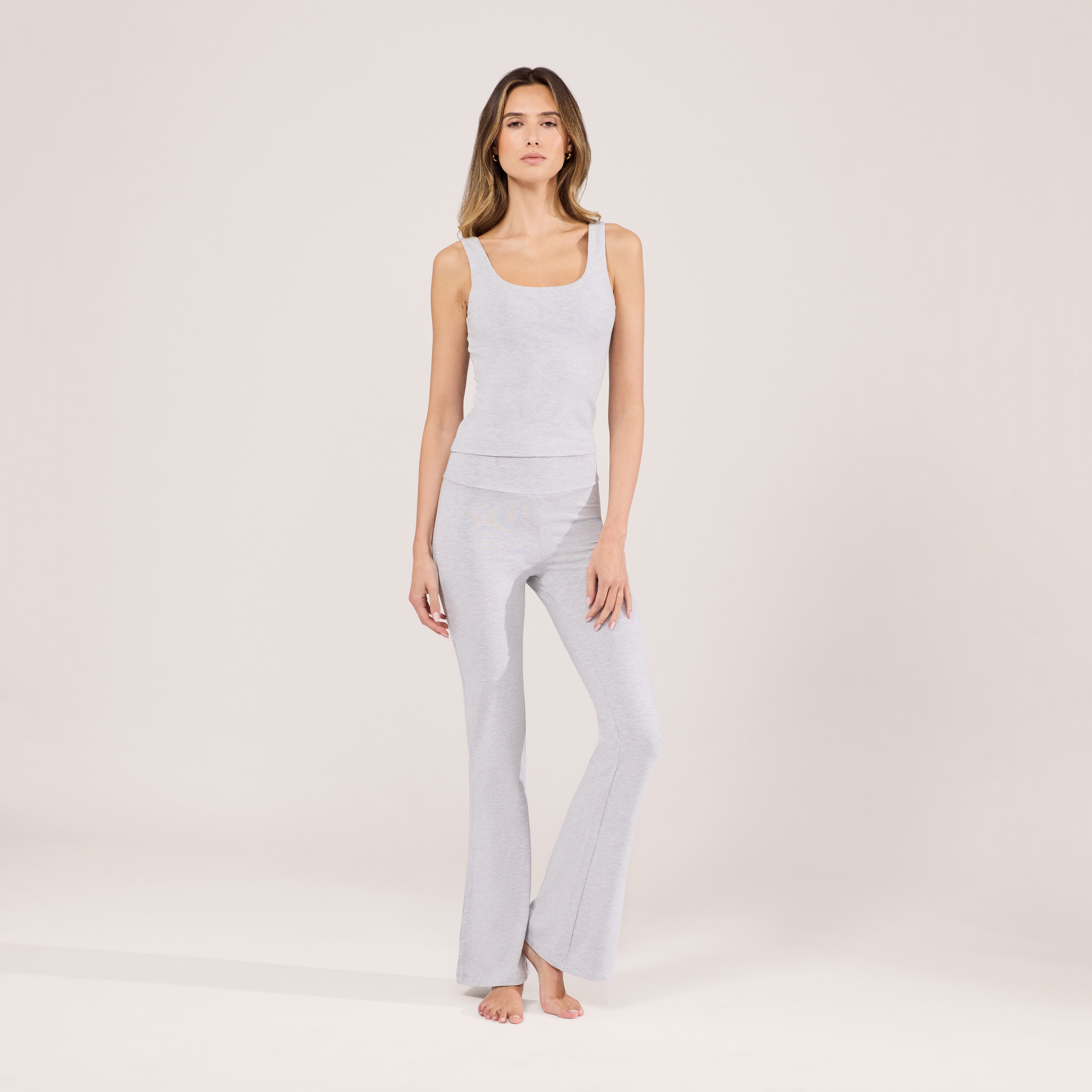 Legging léger flare - Light Gris Marl