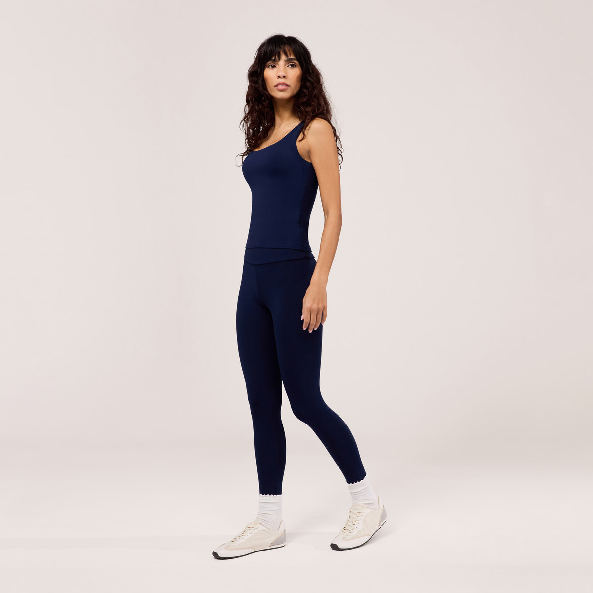 Legging taille haute léger de tous les jours – Marine