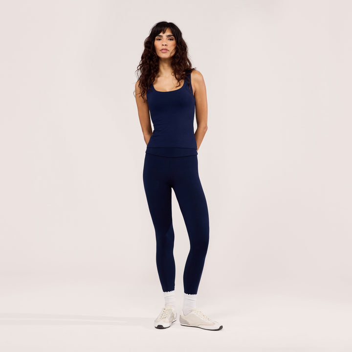 Legging léger taille haute Everyday - Marine