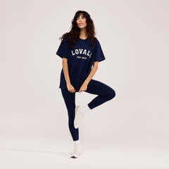 Legging taille haute léger de tous les jours – Marine