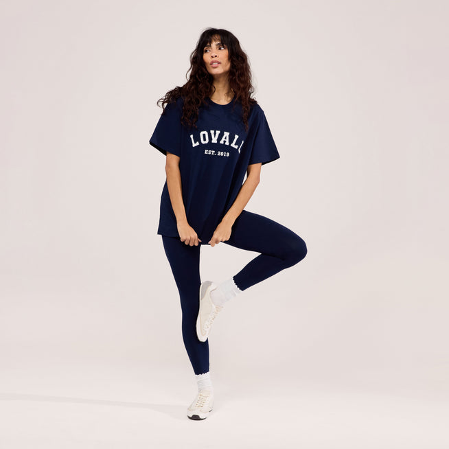 Legging léger taille haute Everyday - Marine