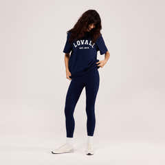 T-shirt graphique Varsity - Marine