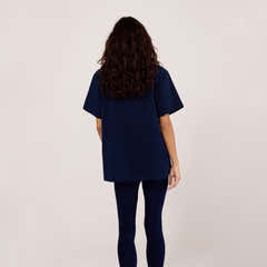 T-shirt graphique Varsity - Marine