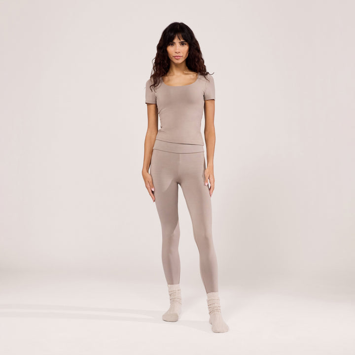 Legging léger taille haute Everyday - Stone