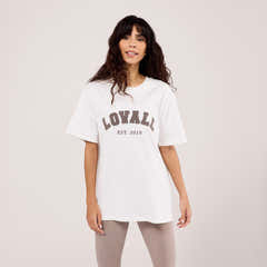 T-shirt graphique universitaire - Blanc cassé