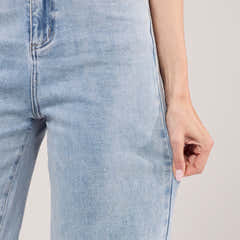 Jean ample extensible - Délavage clair